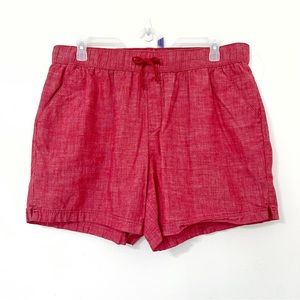 BCG Plus Red Cotton Shorts